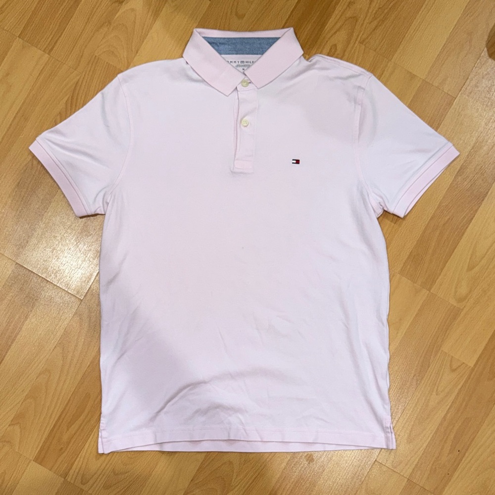 Pink Tommy Hilfiger Polo